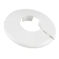 Pipe Collar White (pack of 5)